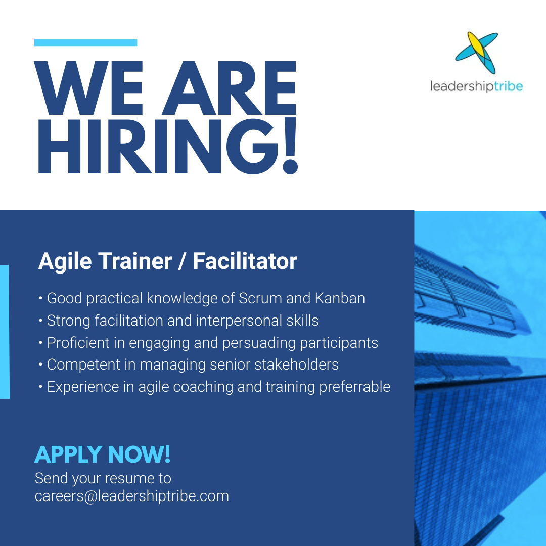 Job Advert for Agile Trainer